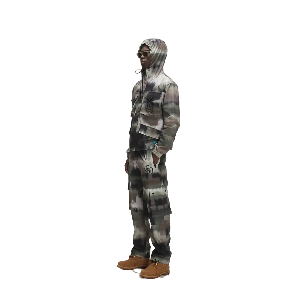 Criminal Damage Blurred Camo Cargo Pant