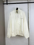 Acne Studios Off‑White Full‑Zip Stand‑Collar Track Jacket