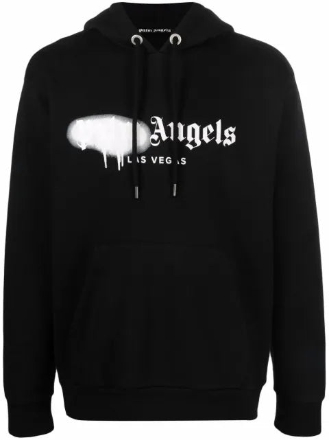 Palm Angels Las Vegas sprayed-logo hoodie