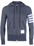 Thom Browne signature 4-bar stripe hoodie