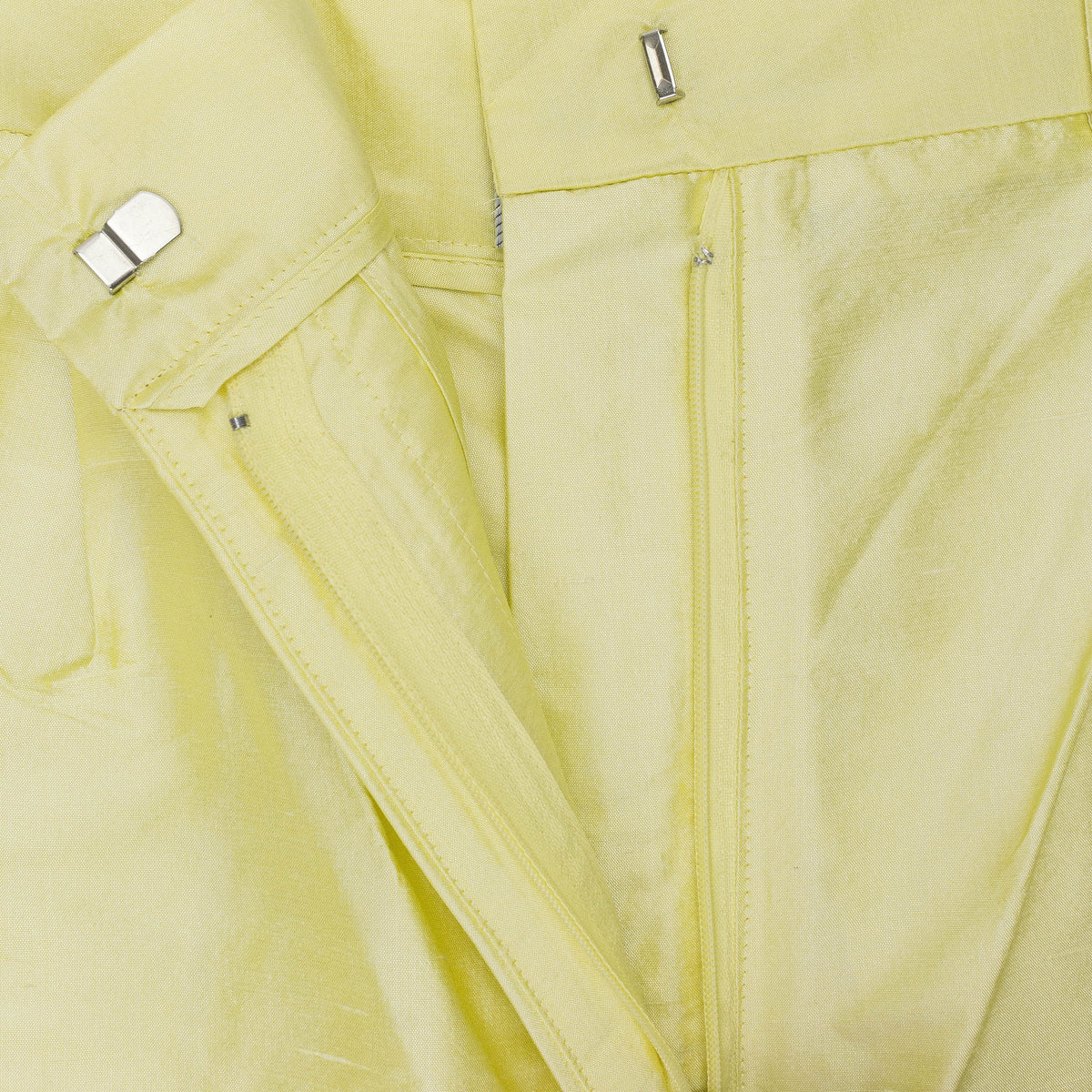 PLEAT YELLOW TROUSER