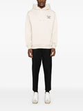 Drôle De Monsieur logo-print cotton hoodie