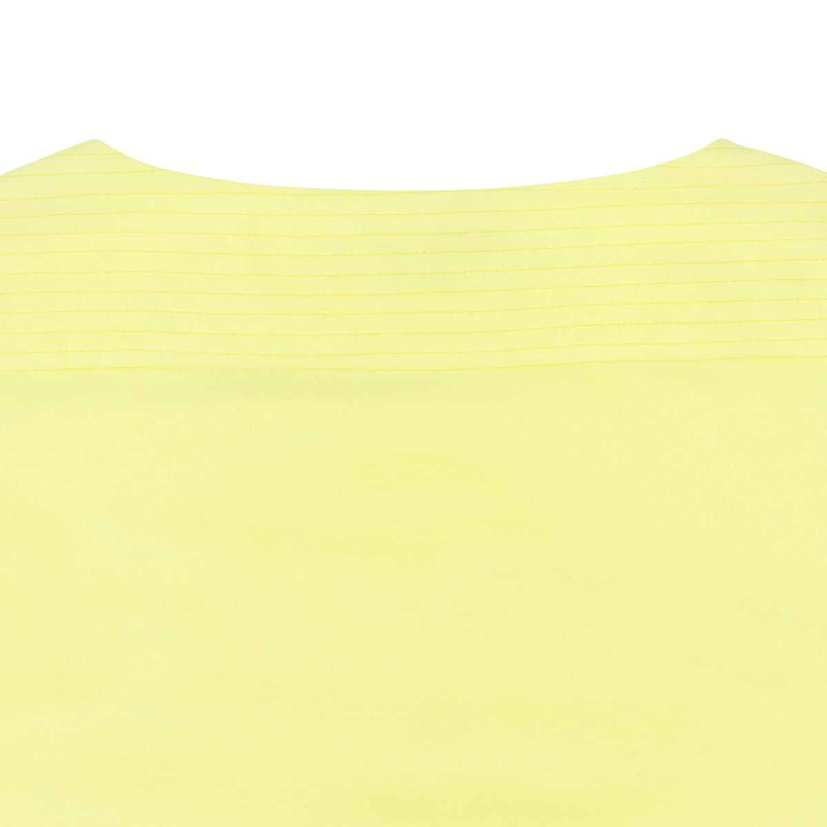NEON YELLOW QUILTED CROP TOP