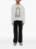 Who Decides War graphic print sweater