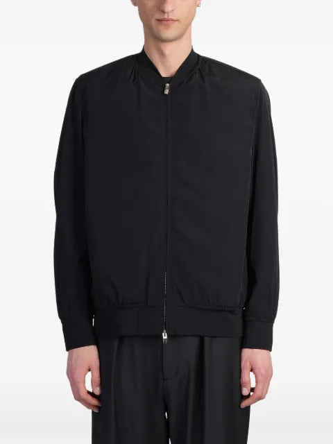 Attachment cotton-blend bomber jacket