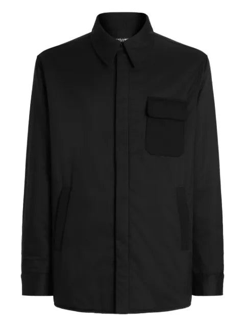 Dolce & Gabbana polo-collar shirt jacket