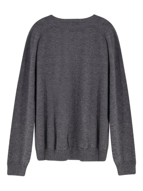 Zegna V-neck ribbed sweater