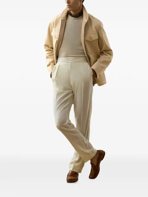 Ralph Lauren Purple Label  Boulton buttoned sateen jacket