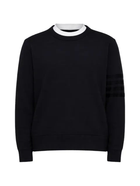 Thom Browne crew neck striped sweater