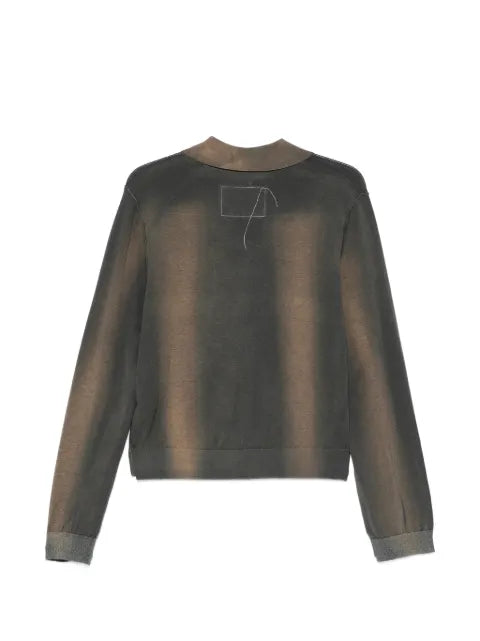Camiel Fortgens 1970's Sunfade Cardigan with zip fastening
