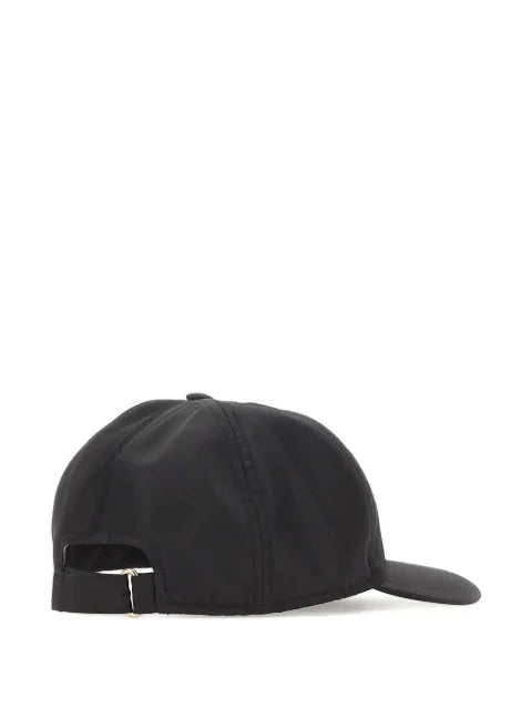 Borsalino metal-logo baseball cap
