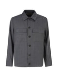 Peserico patch-pocket shirt jacket