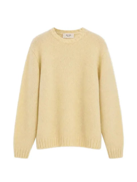 RETORI brushed cashmere crew-neck sweater