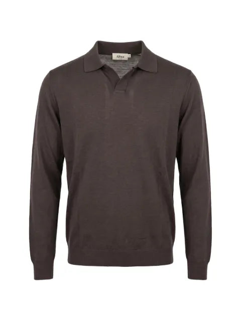 Altea long-sleeve polo sweater