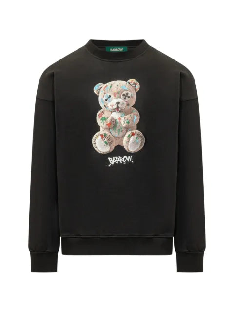 BARROW teddy-bear print sweatshirt