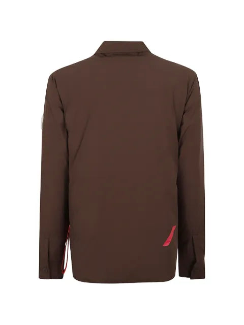 AFTER LABEL Bellunon logo-patch button-down jacket