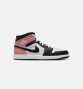 Air Jordan 1 Mid Men's Sneakers - White / Rust Pink / Black