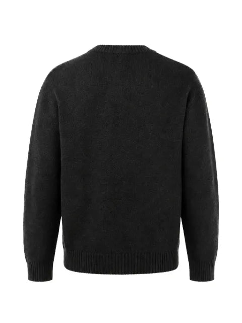 Rip Curl Script logo-intarsia knitted sweater