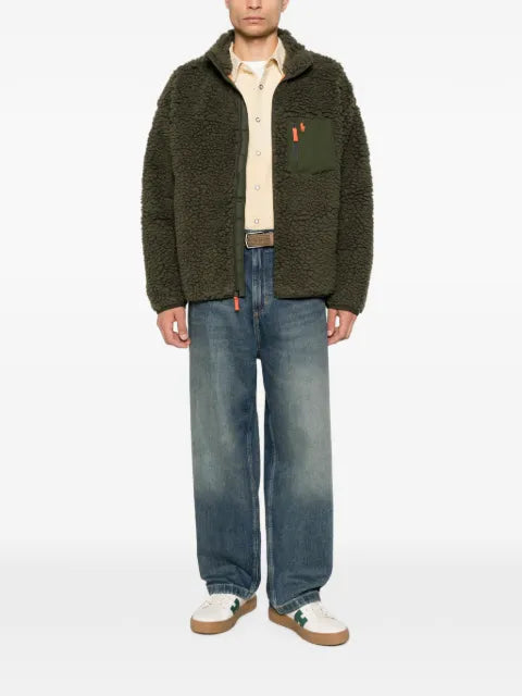 Polo Ralph Lauren fleece-texture zip-up jacket