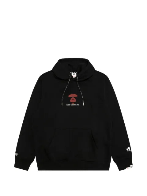 AAPE BY *A BATHING APE® Moonface slogan-print hoodie