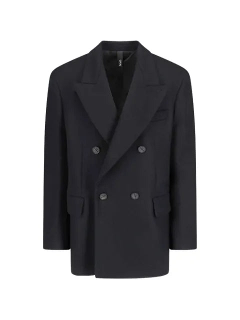 Hevo double-breasted peak-lapel jacket
