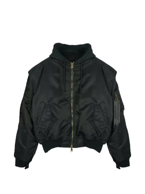 VETEMENTS reconstructed hooded bomber jacket