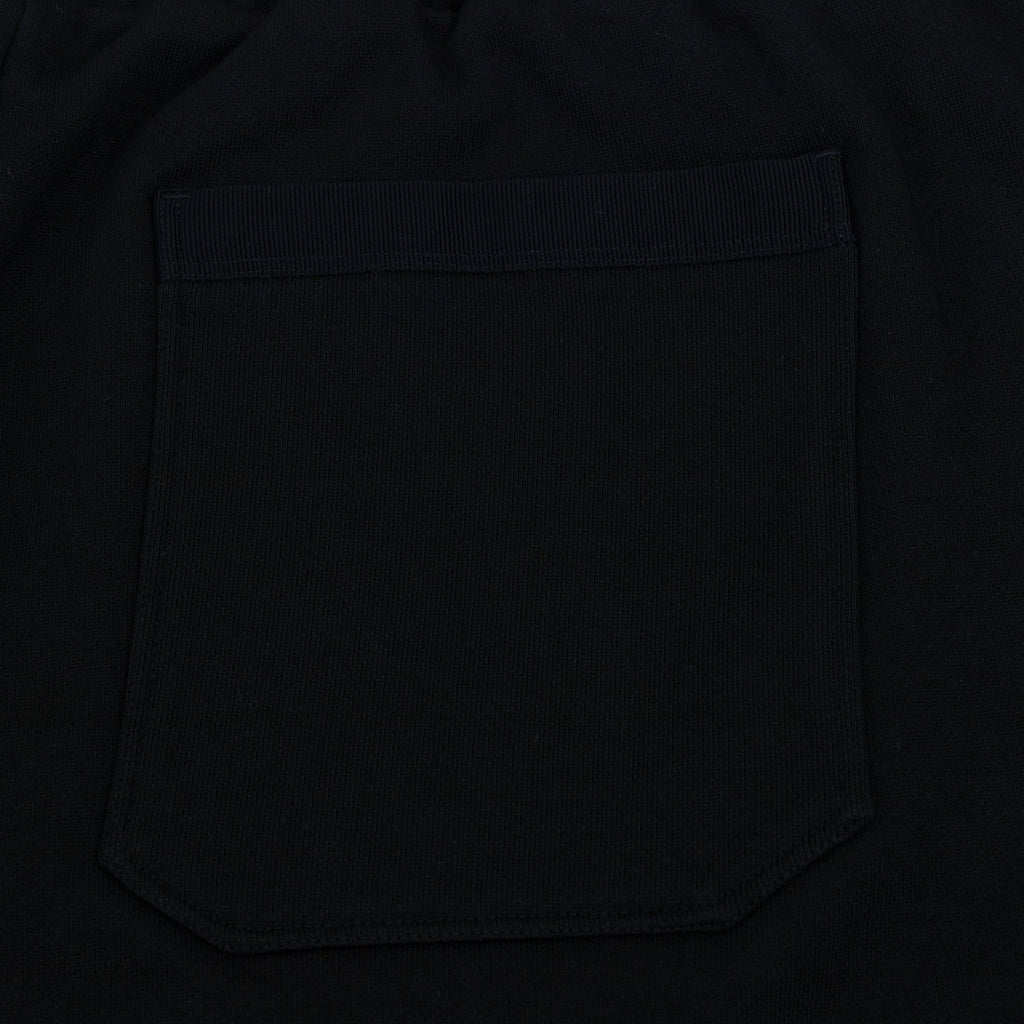 Black MA Watercolor Bar Sweatshorts