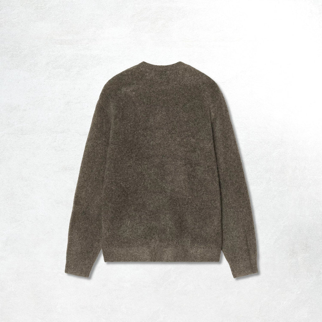 Carhartt WIP Curtis Sweater: Tangled Shungite