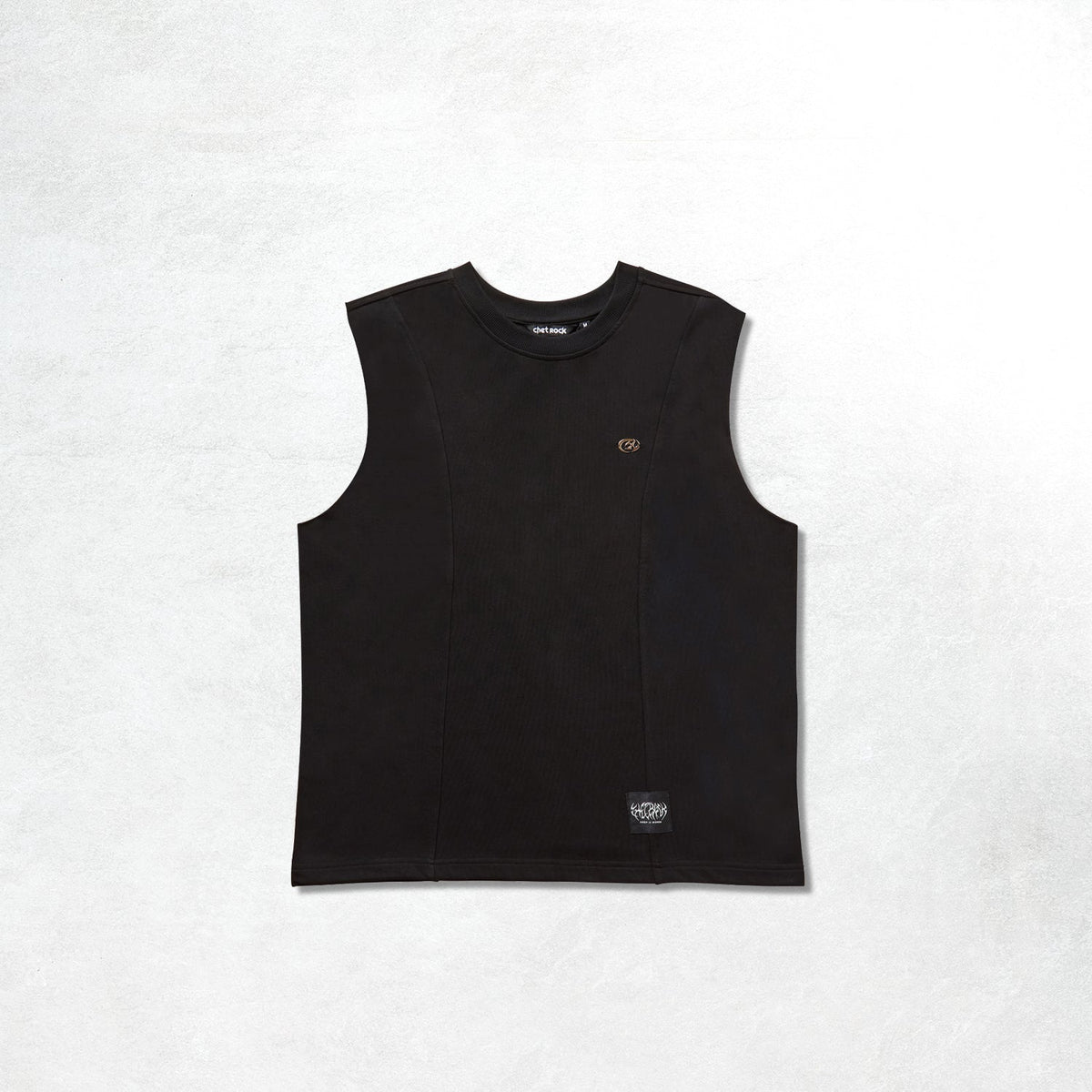 Chet Rock Bruce Tank Top: Black