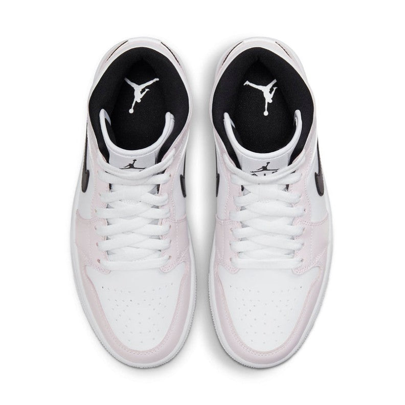 Air Jordan 1 Mid Barely Rose Sneakers | BQ6472-500