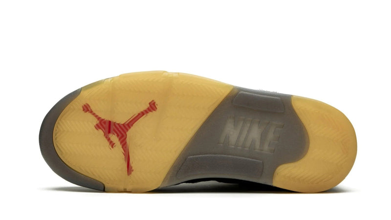 Off-White x Air Jordan 5 Retro SP – Sail & Muslin Virgil Abloh AJ5 Collab with Deconstructed Detailing