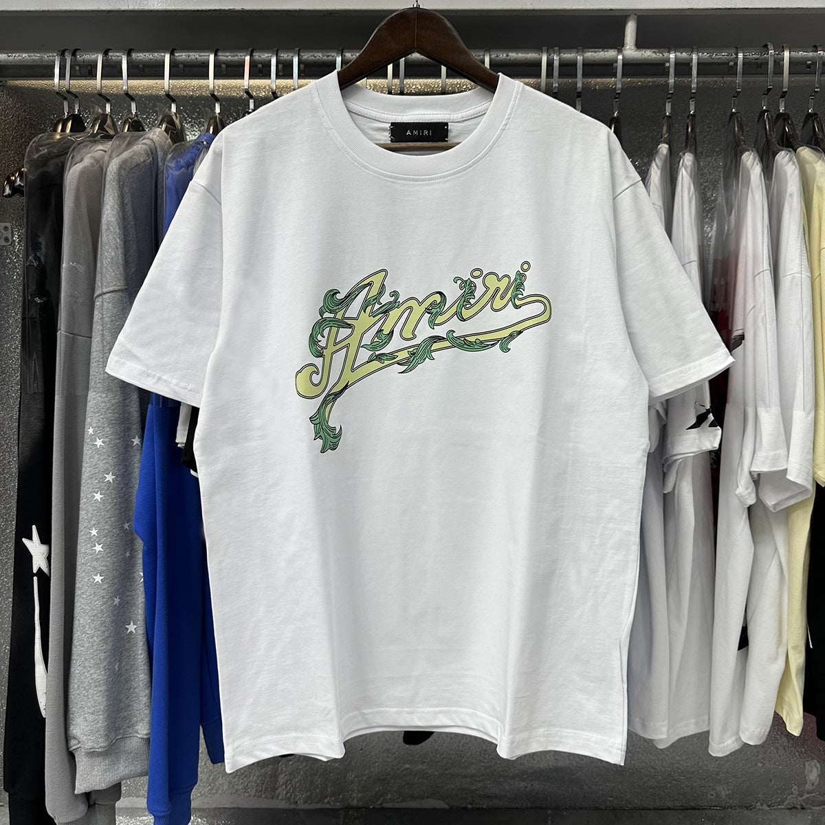 Amiri Peace Dove Graphic Oversized Tee Streetwear Unisex