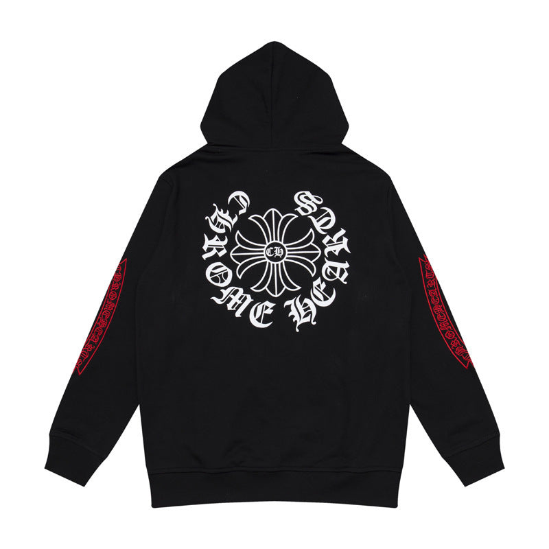 Chrome Hearts Multi‑Cross Graphic Oversized Hoodie Streetwear Unisex