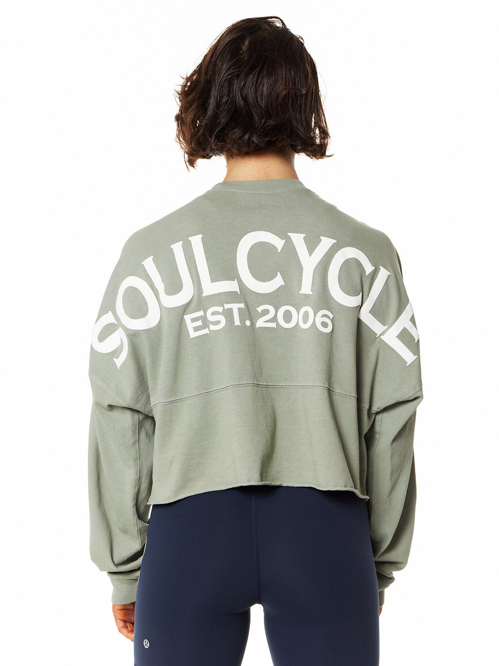 CROPPED SPIRIT JERSEY SAGE