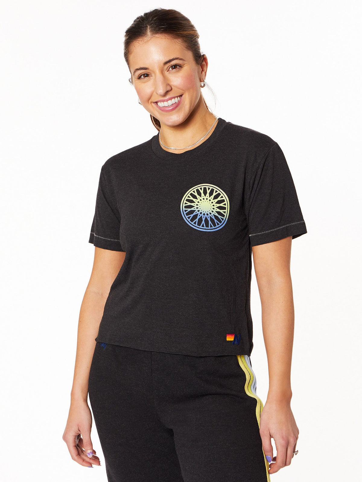CROP BOYFRIEND TSHIRT BLACK