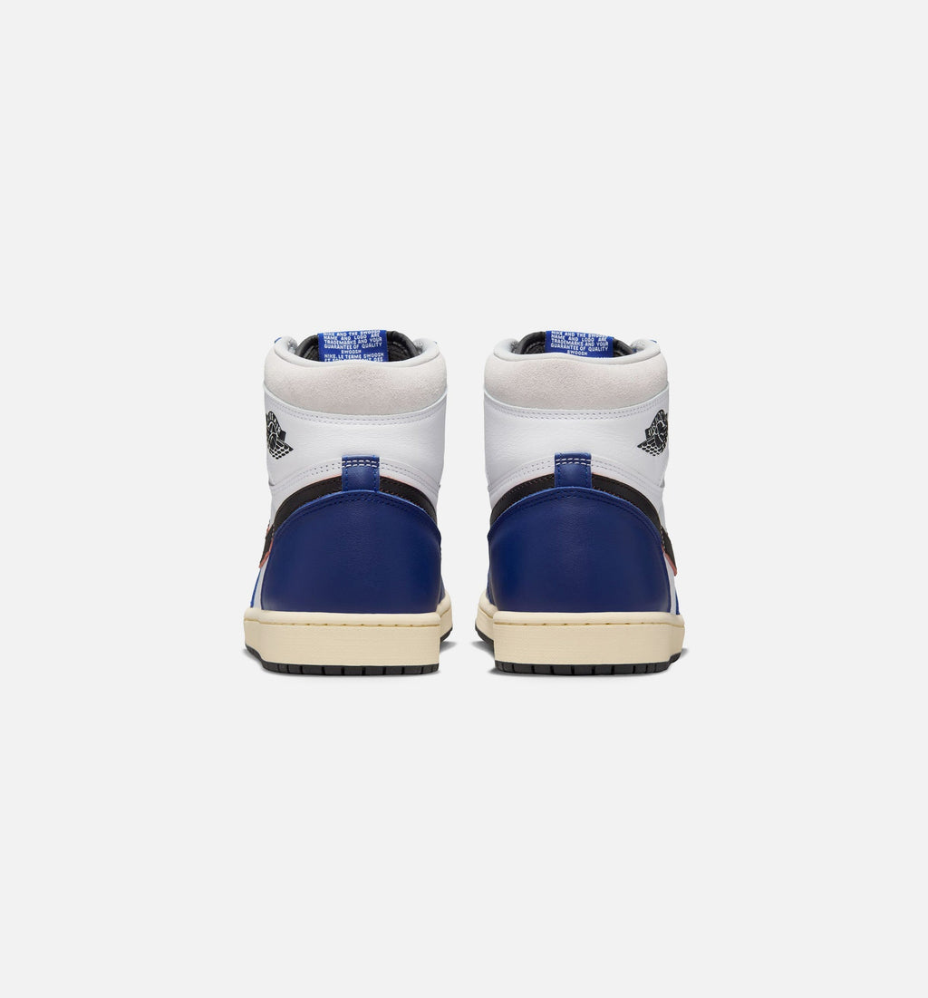 Air Jordan 1 Retro High OG Rare Air Deep Royal Blue Men's Lifestyle Shoes - White/Black/Neutral Grey/Deep Royal Blue