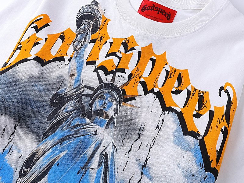 Godspeed Statue of Liberty Graphic T-Shirt