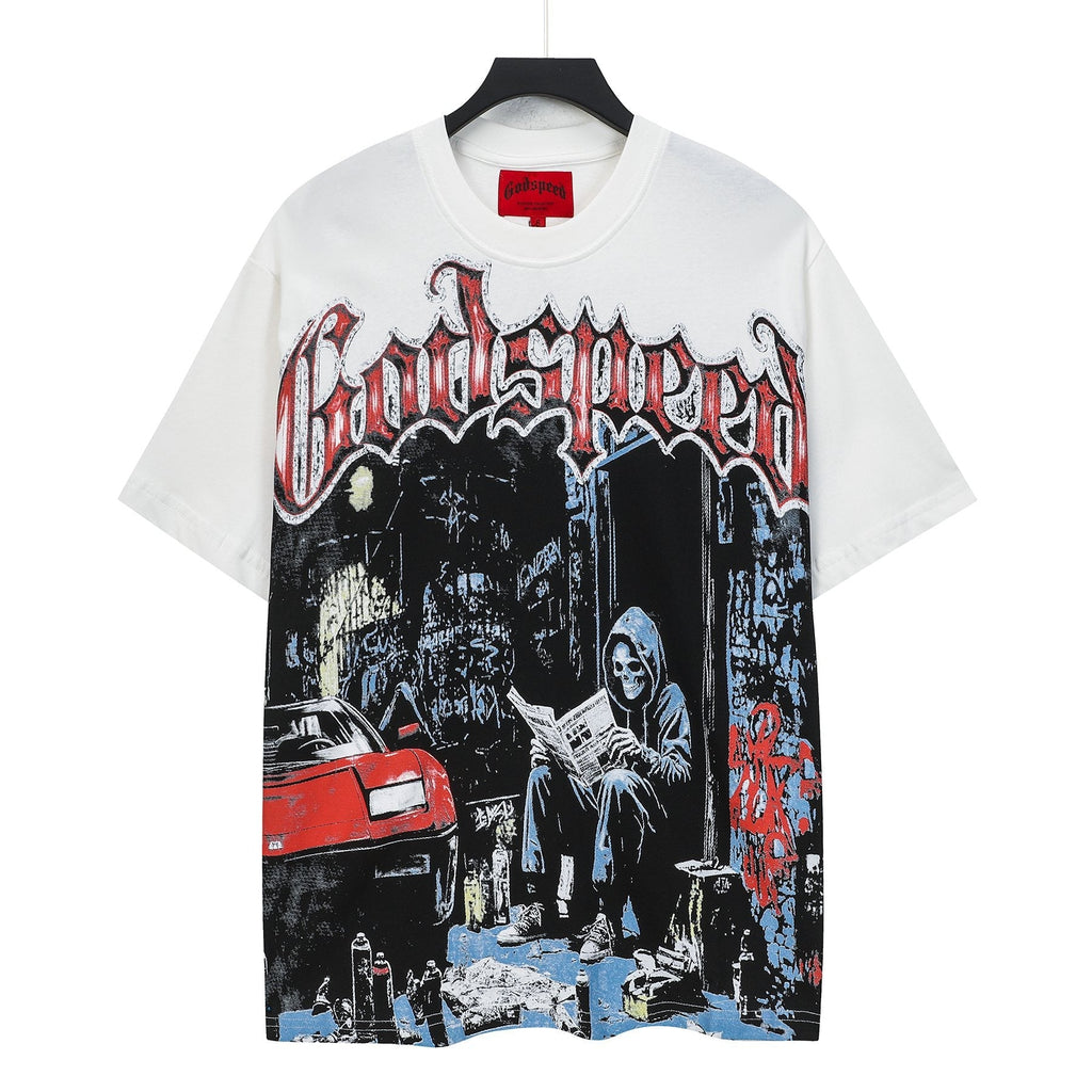 Godspeed Reaper Car Graphic T-Shirt