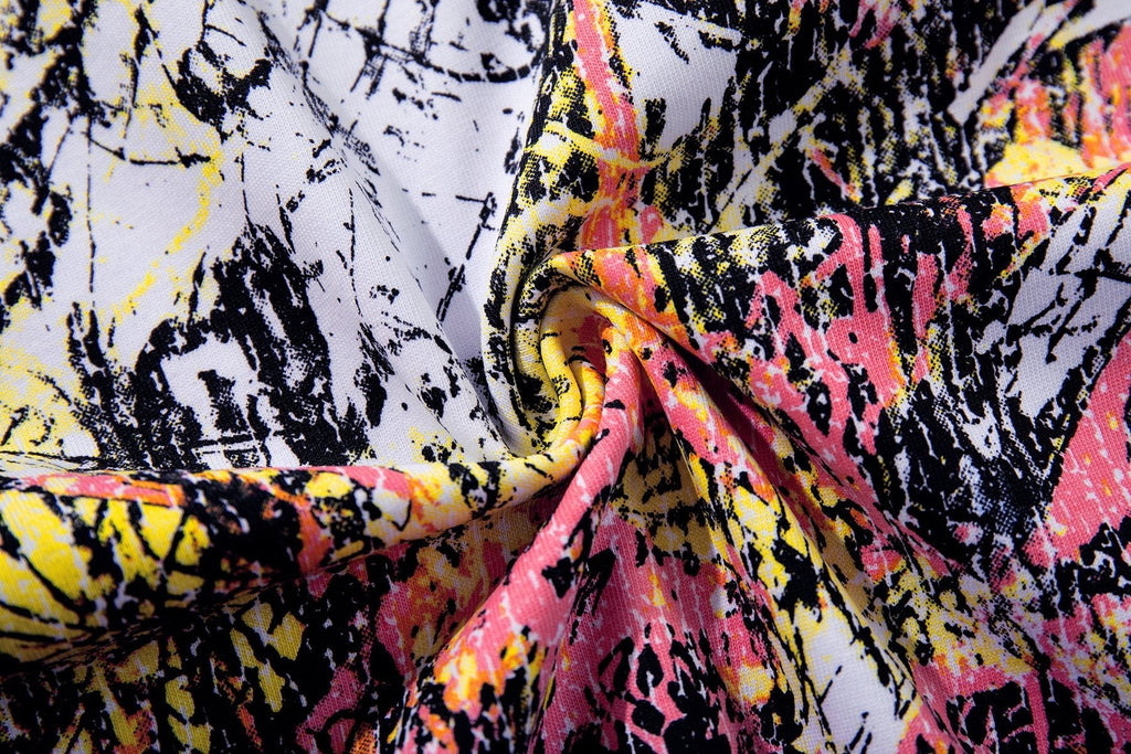 MAJESTIK Distressed Rhinestone Graphic T-Shirt