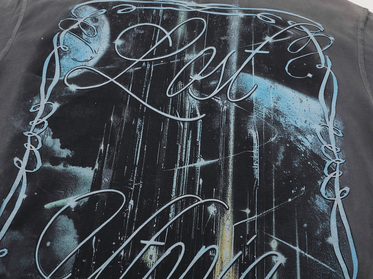 FIRST ROW Lost Utopia Unearth Cropped Graphic T-Shirt