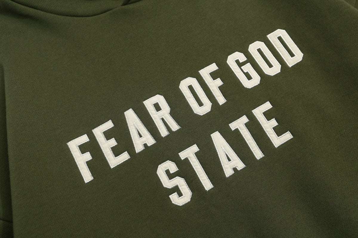 Fear of God State Embroidered Graphic Hoodie