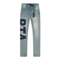 R+A Light Blue Lettered Jeans