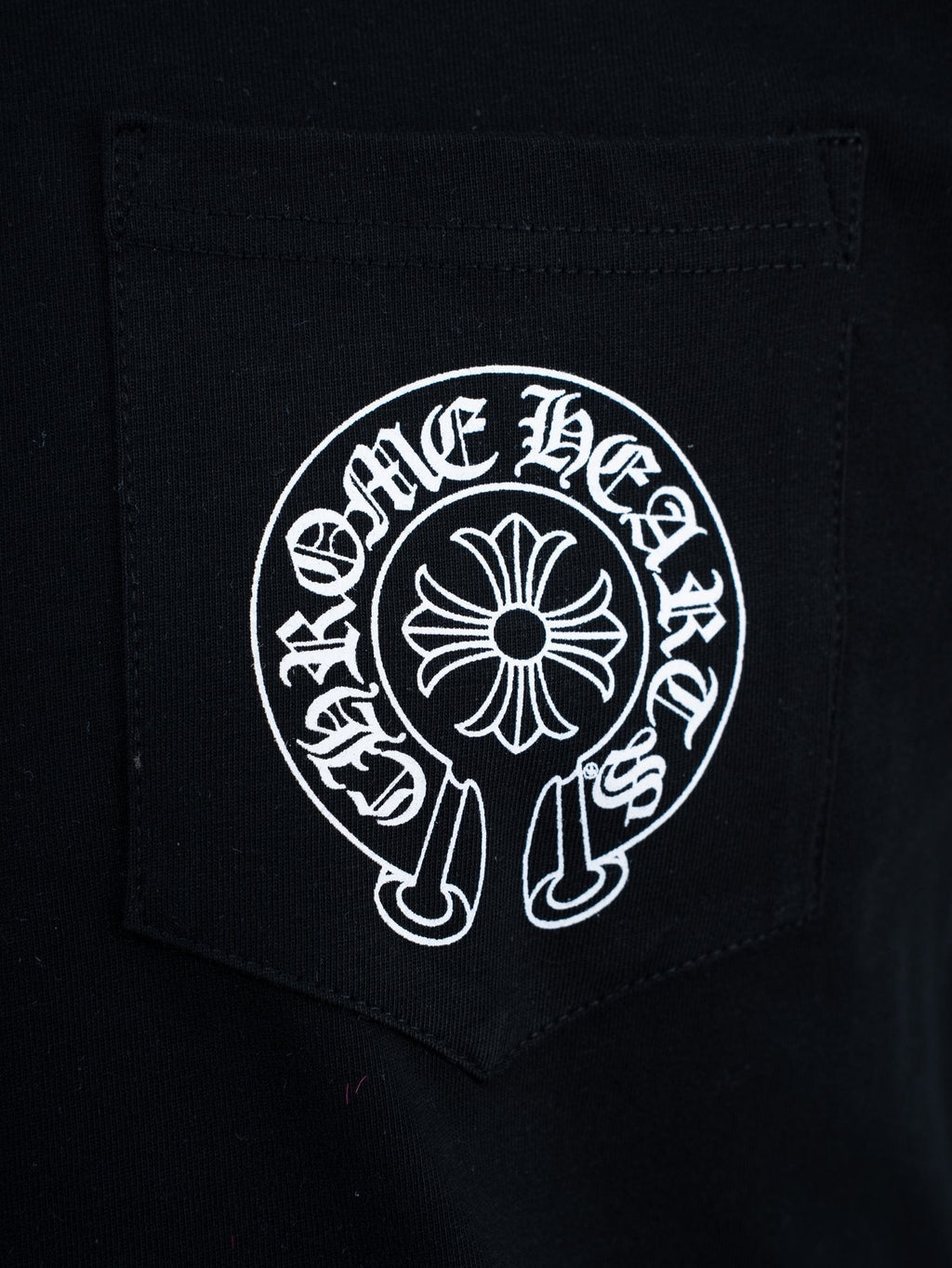 Chrome Hearts Horseshoe Graphic Pocket T-Shirt