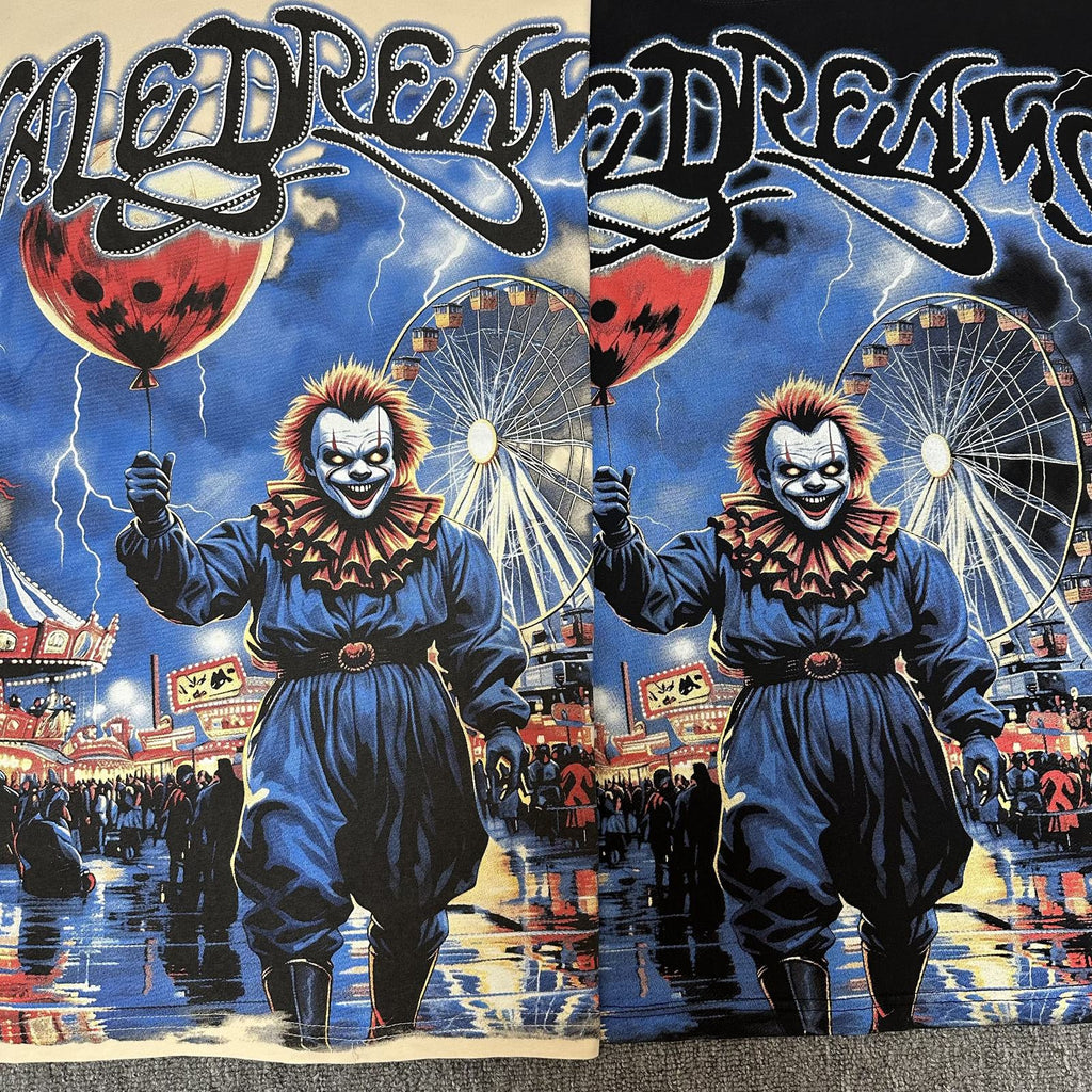 VALE USA Dreams Inside My Head Rhinestone Graphic T-Shirt
