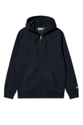 CARHARTT WIP HOODED CHASE JACKET Dark Navy / Gold