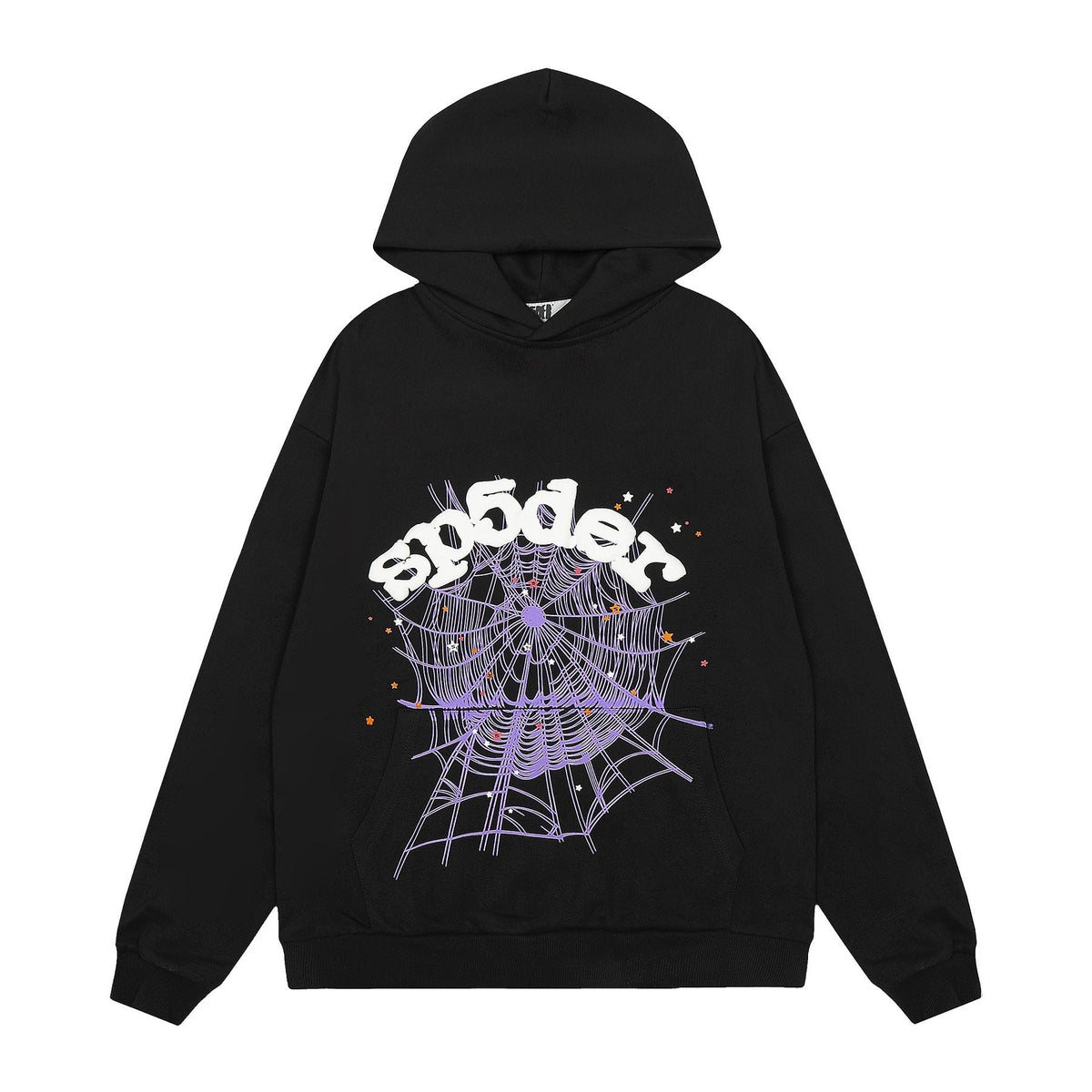 Sp5der Spiderweb Graphic Pullover Hoodie
