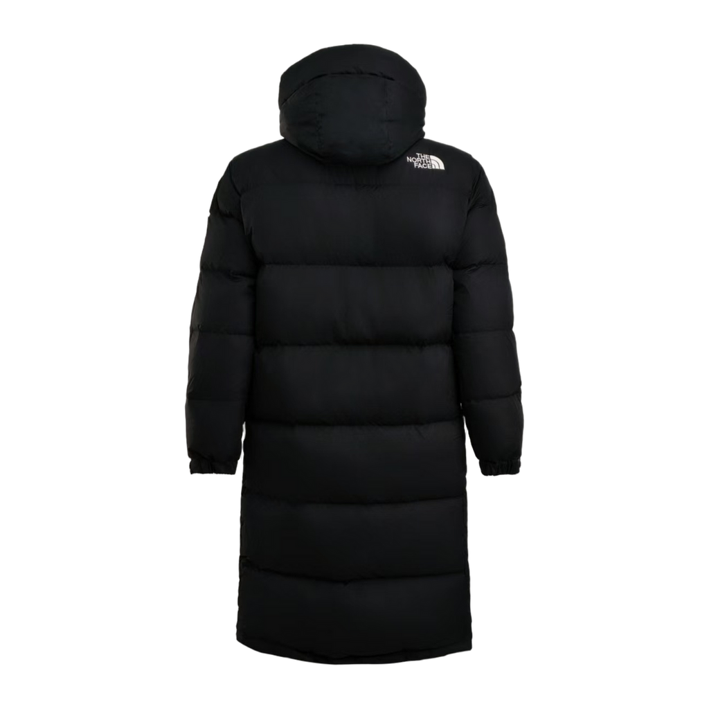 The North Face Colour-Block Long Down Coat – Black | Premium Down | Full-Length Coverage