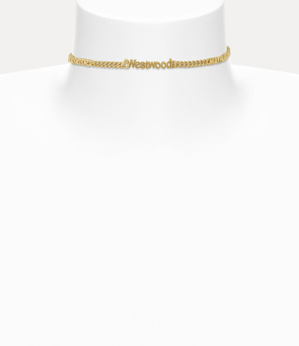 VIVIENNE WESTWOOD Millicent Choker Brass(2 Colors)