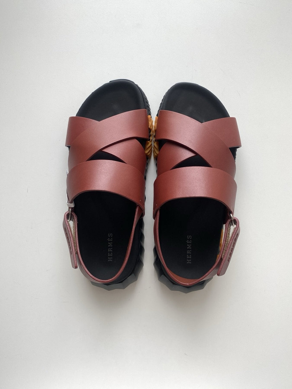 Hermès Nappa Calfskin Slingback Sandals