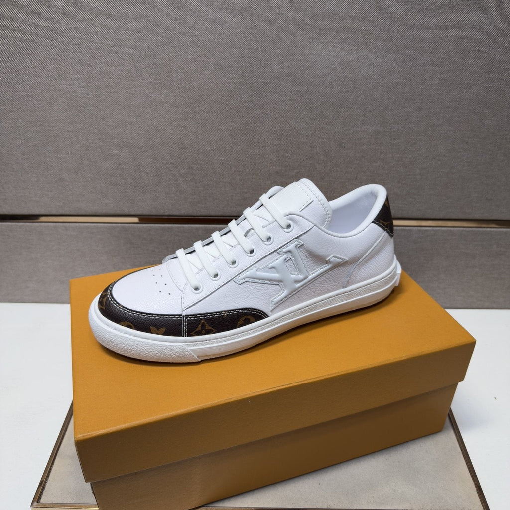 Louis Vuitton Monogram Accent Low-Top Sneakers